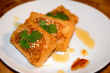 ssesame prawn toast